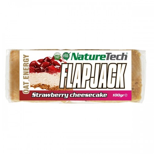 NATURETECH OAT ENERGY BAR ΜΠΑΡΑ ΒΡΩΜΗΣ STRAWBERRY CHEESECAKE 100GR