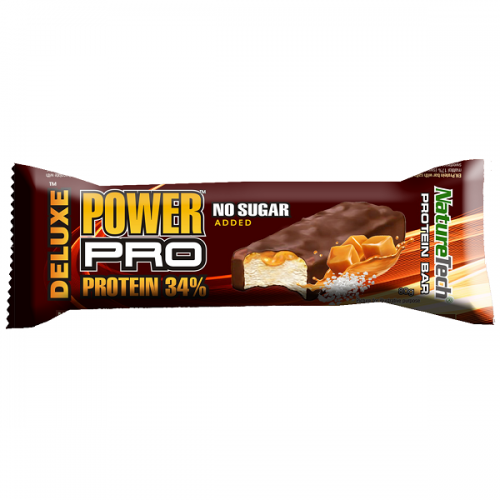 NATURETECH POWER PRO PLUS MULTY VITAMINS PROTEIN BAR NO SUGAR SMOOTHIE CARAMEL 80G