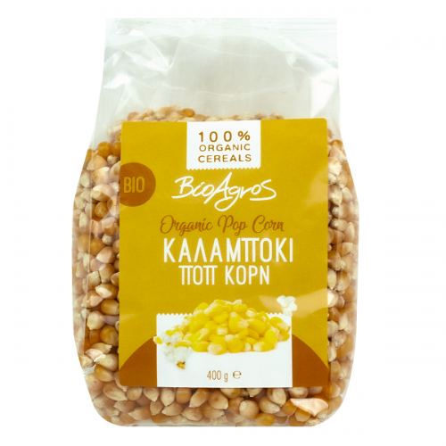 BIOAGROS ΚΑΛΑΜΠΟΚΙ ΠΟΠ ΚΟΡΝ ΒΙΟ 400g