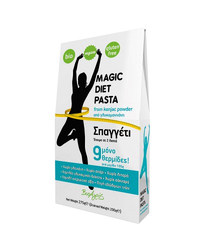 BIOAGROS MAGIC DIET PASTA ΣΠΑΓΓΕΤΙ ΑΠΟ ΓΛΥΚΟΜΑΝΝΑΝΗ ΧΩΡΙΣ ΓΛΟΥΤΕΝΗ BIO 275GR
