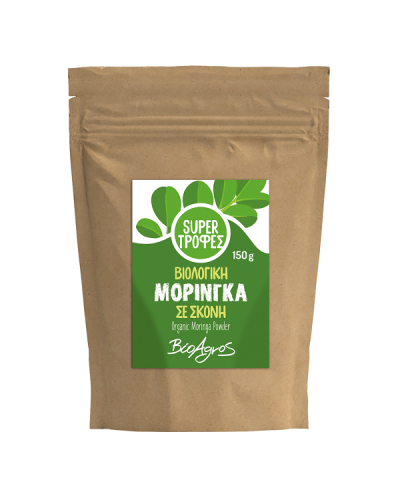 BIOAGROS MORINGA ΣΚΟΝΗ ΒΙΟ 150GR