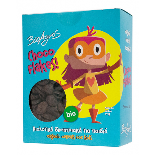 BIOAGROS CHOCO FLAKES ΝΙΦΑΔΕΣ ΔΗΜΗΤΡΙΑΚΩΝ ΜΕ ΣΟΚΟΛΑΤΑ BIO 275g