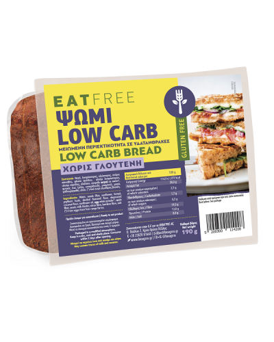 BIOAGROS EAT FREE ΨΩΜΙ LOW CARB ΧΩΡΙΣ ΓΛΟΥΤΕΝΗ 190g