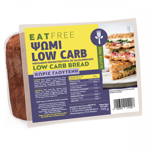 BIOAGROS EAT FREE ΨΩΜΙ LOW CARB ΧΩΡΙΣ ΓΛΟΥΤΕΝΗ 190g