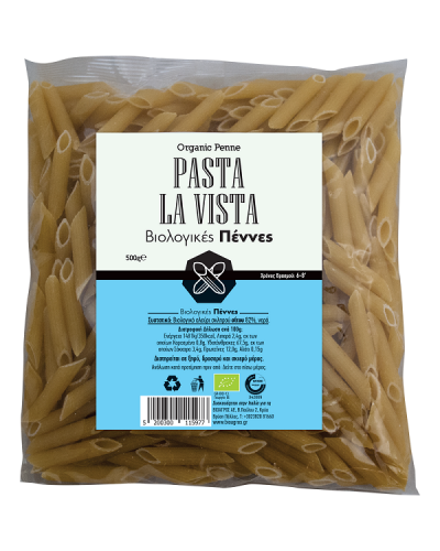 BIOAGROS PASTA LA VISTA ΠΕΝΝΕΣ BIO 500g