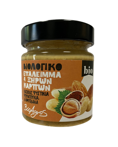 BIOAGROS ΕΠΑΛΕΙΜΜΑ 4 ΞΗΡΩΝ ΚΑΡΠΩΝ BIO 180g