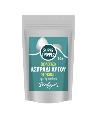 BIOAGROS ΑΣΠΡΑΔΙ ΑΥΓΟΥ ΣΚΟΝΗ BIO 50GR