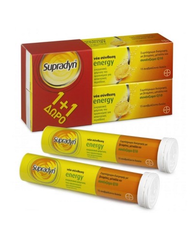 BAYER SUPRADYN ENERGY 2X15 EFFER.TABS (1+1ΔΩΡΟ)