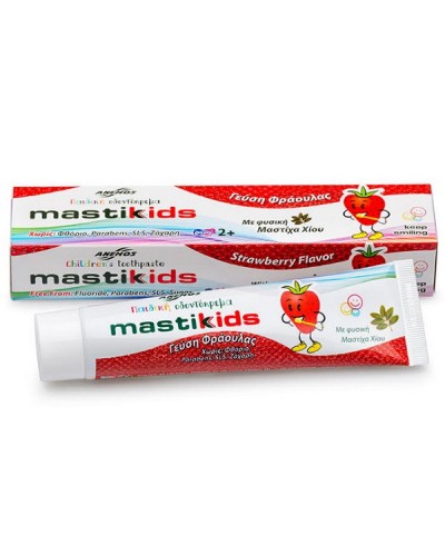 ANEMOS MASTIC KIDS ΟΔΟΝΤΟΚΡΕΜΑ ΜΕ ΜΑΣΤΙΧΑ & ΦΡΑΟΥΛΑ 75ml