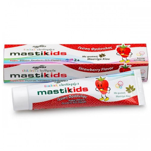 ANEMOS MASTIC KIDS ΟΔΟΝΤΟΚΡΕΜΑ ΜΕ ΜΑΣΤΙΧΑ & ΦΡΑΟΥΛΑ 75ML