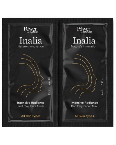 INALIA INTENSIVE RADIANCE RED CLAY FACE MASK 2X8ML