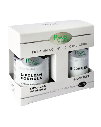 POWER HEALTH PLATINUM LIPOLEAN FORMULA 60CAPS & ΔΩΡΟ B-COMPLEX 20TABS