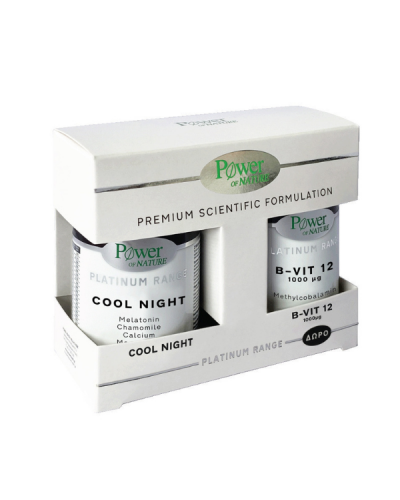 POWER HEALTH PLATINUM RANGE COOL NIGHT 30CAPS & ΔΩΡΟ B-VIT 12 1000MG 20TABS