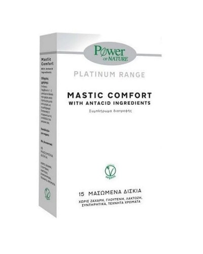 POWER HEALTH PLATINUM MASTIC COMFORT 15 CHEW. TABS