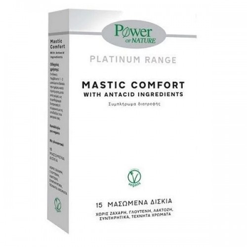 POWER HEALTH PLATINUM MASTIC COMFORT 15 CHEW. TABS