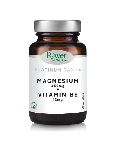 POWER HEALTH PLATINUM MAGNESIUM 350MG + VITAMIN B6 12MG 30CAPS