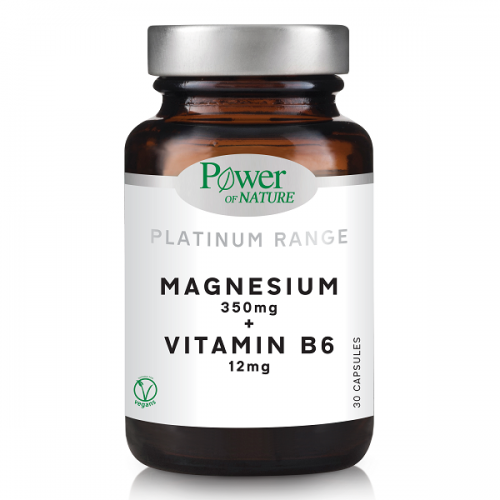 POWER HEALTH PLATINUM MAGNESIUM 350MG + VITAMIN B6 12MG 30CAPS