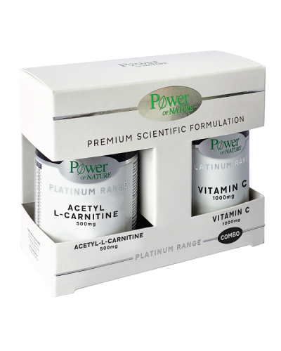 POWER HEALTH PROMO PLATINUM ACETYL L-CARNITINE 500MG 30CAPS & VITAMIN C 1000MG 20TABS