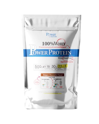 POWER HEALTH 100% WHEY POWER PROTEIN BELGIAN CHOCOLATE 500G