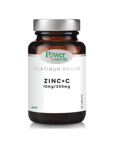 POWER HEALTH PLATINUM ZINC15mg + C 300mg 60tabs