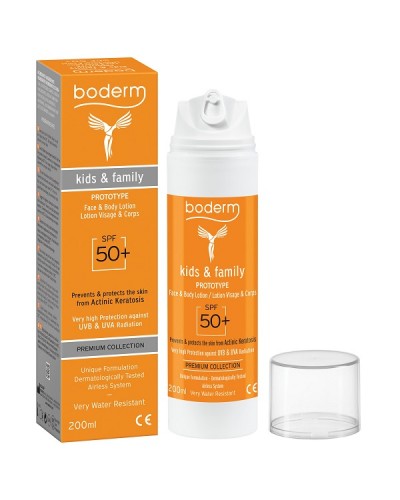 BODERM PROTOTYPE KIDS & FAMILY FACE & BODY LOTION SPF50+ 200ml