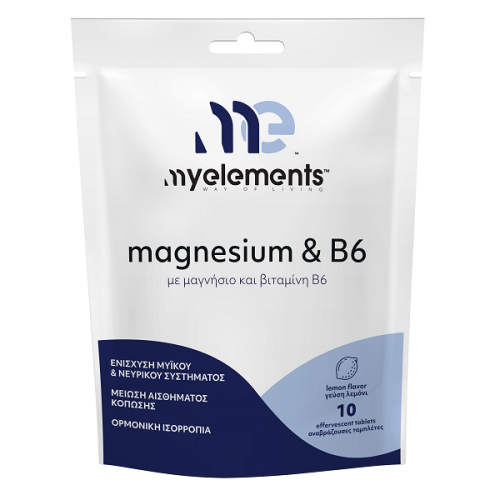 MY ELEMENTS MAGNESIUM & B6 10 Effer.tabs