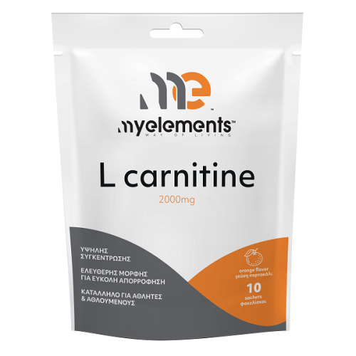 MY ELEMENTS SPORTS L-CARNITINE 2000mg 10 Effer.tabs