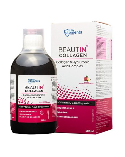 MY ELEMENTS BEAUTIN COLLAGEN ΦΡΑΟΥΛΑ-ΒΑΝΙΛΙΑ 500ML