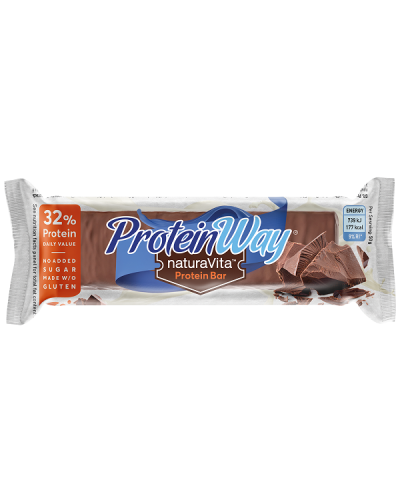 NATURA VITA PROTEIN WAY BAR CHOCOLATE FLAVOUR 32% PROTEIN 50GR