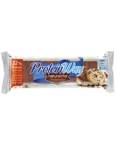 NATURA VITA PROTEIN WAY BAR COOKIES FLAVOUR 32% PROTEIN 50GR