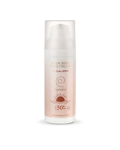 BENELICA SUNSCREEN FACE CREAM WITH COLOR 50SPF 50ML