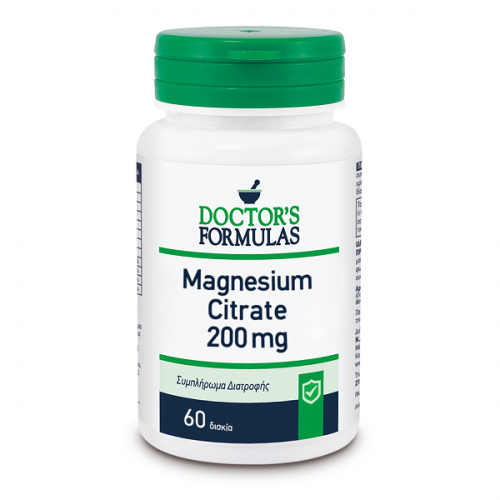 DOCTORS FORMULAS MAGNESIUM CITRATE 200mg 60tabs