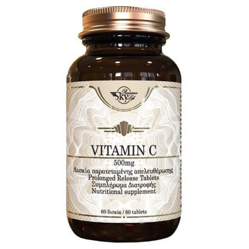 SKY PREMIUM LIFE VITAMIN C 500MG 60TABS SKY PREMIUM LIFE VITAMIN C 500MG 60TABS