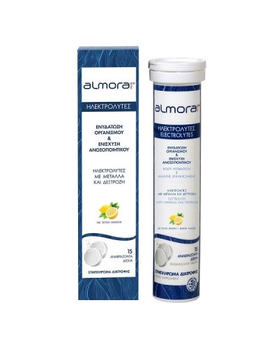 ALMORA PLUS EFFERVESCENT ΗΛΕΚΤΡΟΛΥΤΕΣ 15 ΑΝΑΒΡΑΖΟΝΤΑ ΔΙΣΚΙΑ