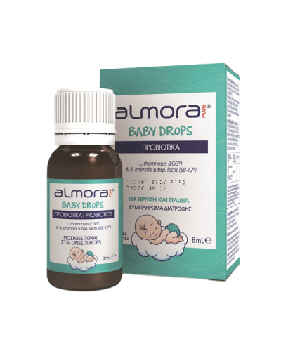 ALMORA PLUS PROBIOTICS BABY DROPS ΠΡΟΒΙΟΤΙΚΑ ΓΙΑ ΒΡΕΦΗ & ΠΑΙΔΙΑ 8ML