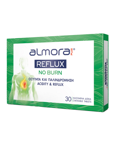 ALMORA PLUS REFLUX NO BURN 30 ΜΑΣΩΜΕΝΑ ΔΙΣΚΙΑ