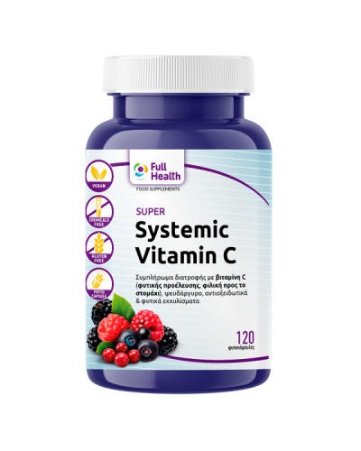 FULL HEALTH SUPER SYSTEMIC VITAMIN C 120Vcaps