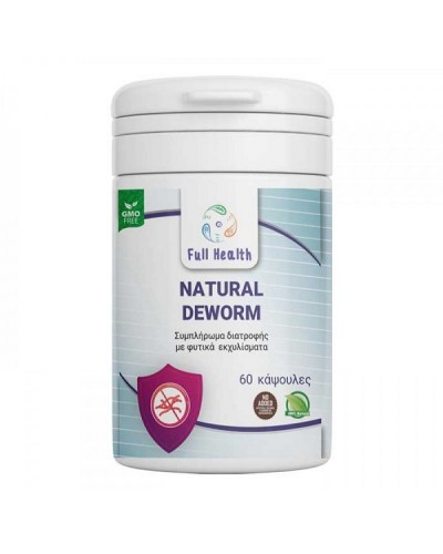 FULL HEALTH NATURAL DEWORM 60CPAS