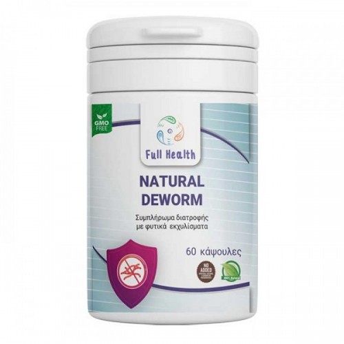 FULL HEALTH NATURAL DEWORM 60CPAS