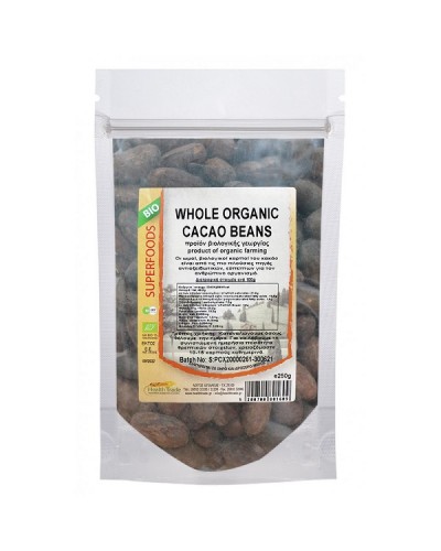 HEALTH TRADE CACAO BEANS BIO 250GR