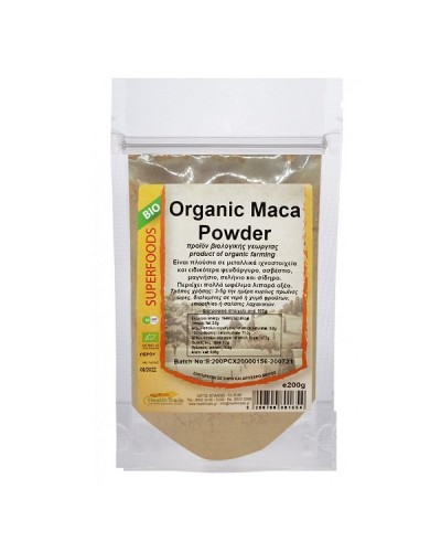 HEALTH TRADE ORGANIC MACA POWDER BIO 200GR