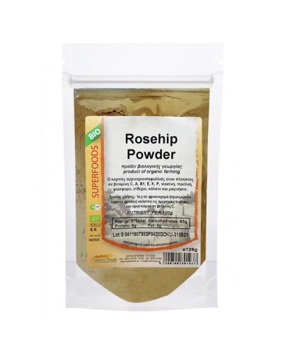 HEALTH TRADE ROSEHIP POWDER BIO 125GR