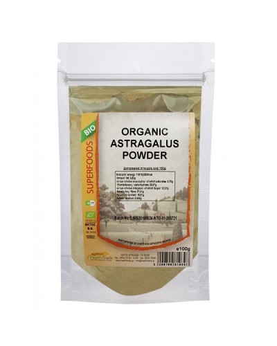 HEALTH TRADE ORGANIC ASTRAGALUS POWDER 100G