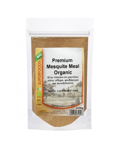 HEALTH TRADE PREMIUM MESQUITE MEAL POWDER 100GR
