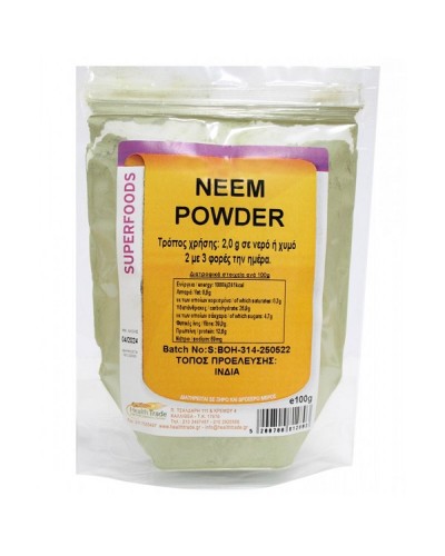 HEALTH TRADE NEEM POWDER 100GR