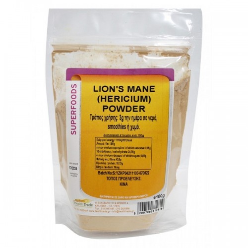 HEALTH TRADE LION\'S MANE (HERICIUM) 100GR