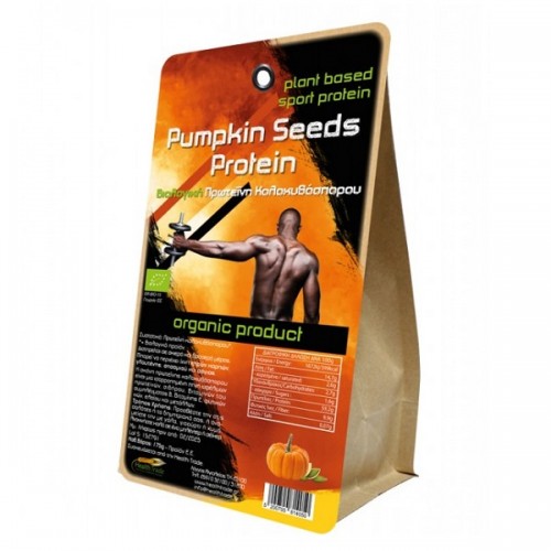 HEALTH TRADE PUMPKIN SEEDS PROTEIN ΠΡΩΤΕΪΝΗ ΚΟΛΟΚΥΘΟΣΠΟΡΟΥ 60% BIO 175gr