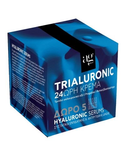 AG PHARM PROMO TRIALURONIC CREAM 50ml & HYALURONIC SERUM 5x2ml