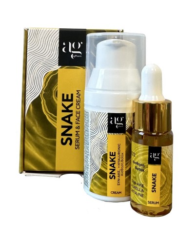 AG PHARM PROMO SNAKE SERUM 10ml & FACE CREAM 30ml