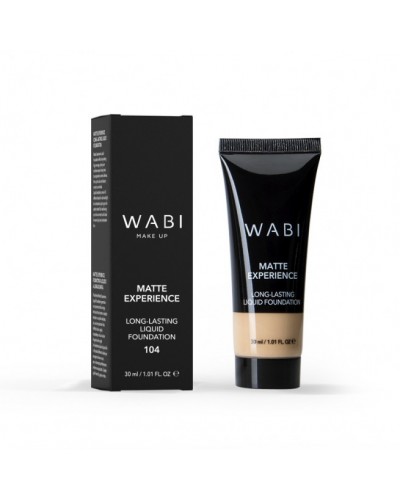 WABI MATTE EXPERIENCE LIQUID FOUNDATION 104 30ML